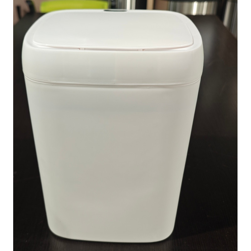 Відро для сміття сенсорне прямокутне Mixxus Wave-TC0314 White 14 л (колір білий) (MI8404)