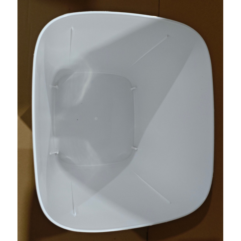 Відро для сміття сенсорне прямокутне Mixxus Wave-TC0314 White 14 л (колір білий) (MI8404)