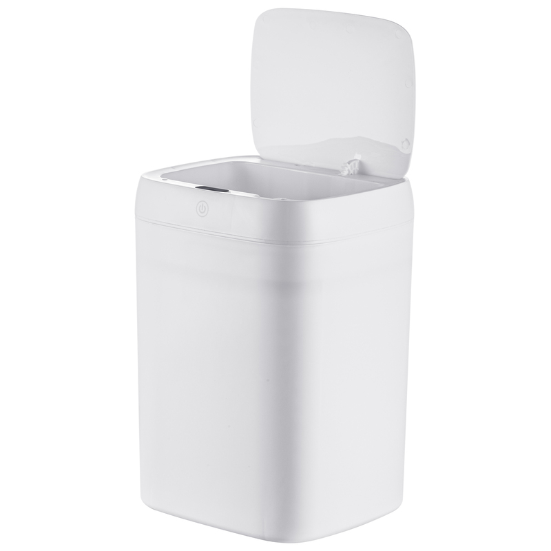 Відро для сміття сенсорне прямокутне Mixxus Wave-TC0314 White 14 л (колір білий) (MI8404)