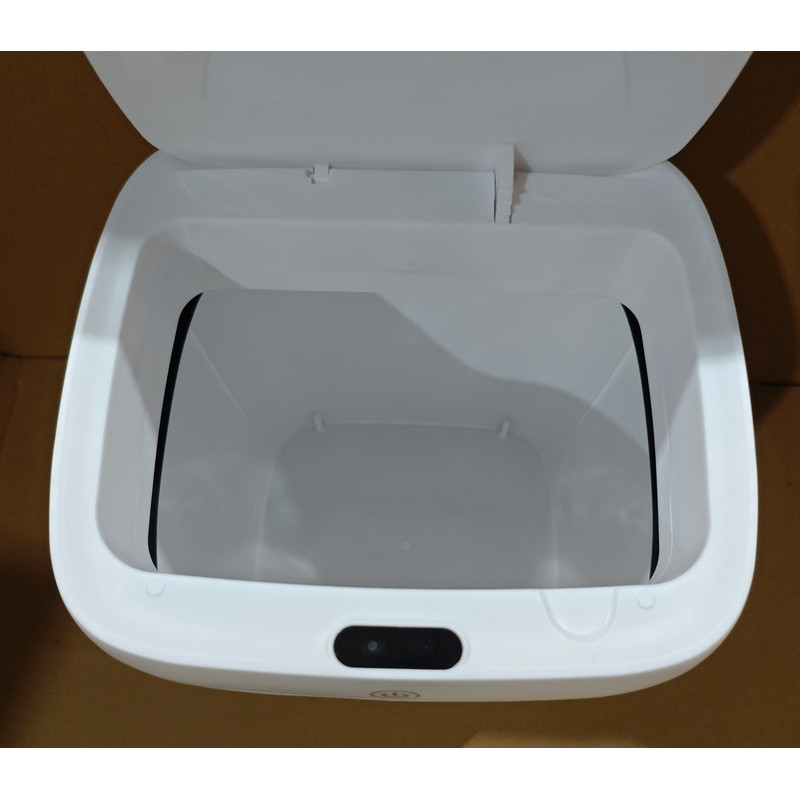 Відро для сміття сенсорне прямокутне Mixxus Wave-TC0314 White 14 л (колір білий) (MI8404)