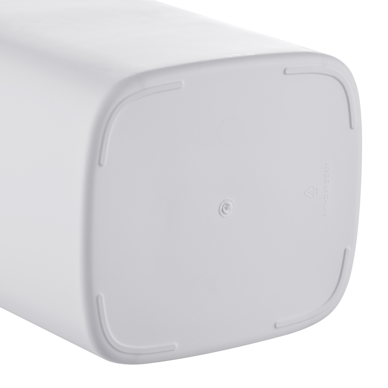 Відро для сміття сенсорне прямокутне Mixxus Wave-TC0314 White 14 л (колір білий) (MI8404)