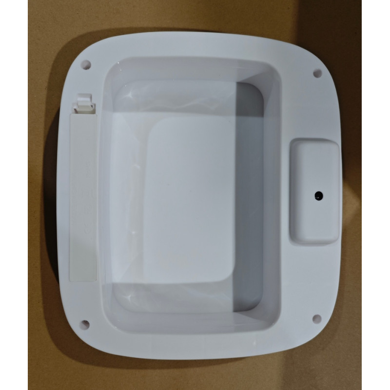Відро для сміття сенсорне прямокутне Mixxus Wave-TC0314 White 14 л (колір білий) (MI8404)
