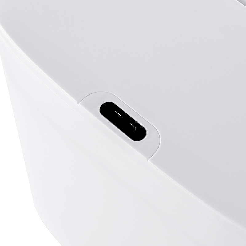 Відро для сміття сенсорне прямокутне Mixxus Wave-TC0414 White 14 л (колір білий) (MI8405)