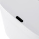 Відро для сміття сенсорне прямокутне Mixxus Wave-TC0414 White 14 л (колір білий) (MI8405)