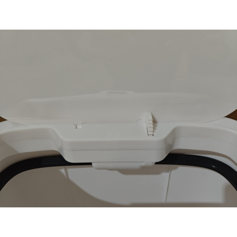 Відро для сміття сенсорне прямокутне Mixxus Wave-TC0414 White 14 л (колір білий) (MI8405)