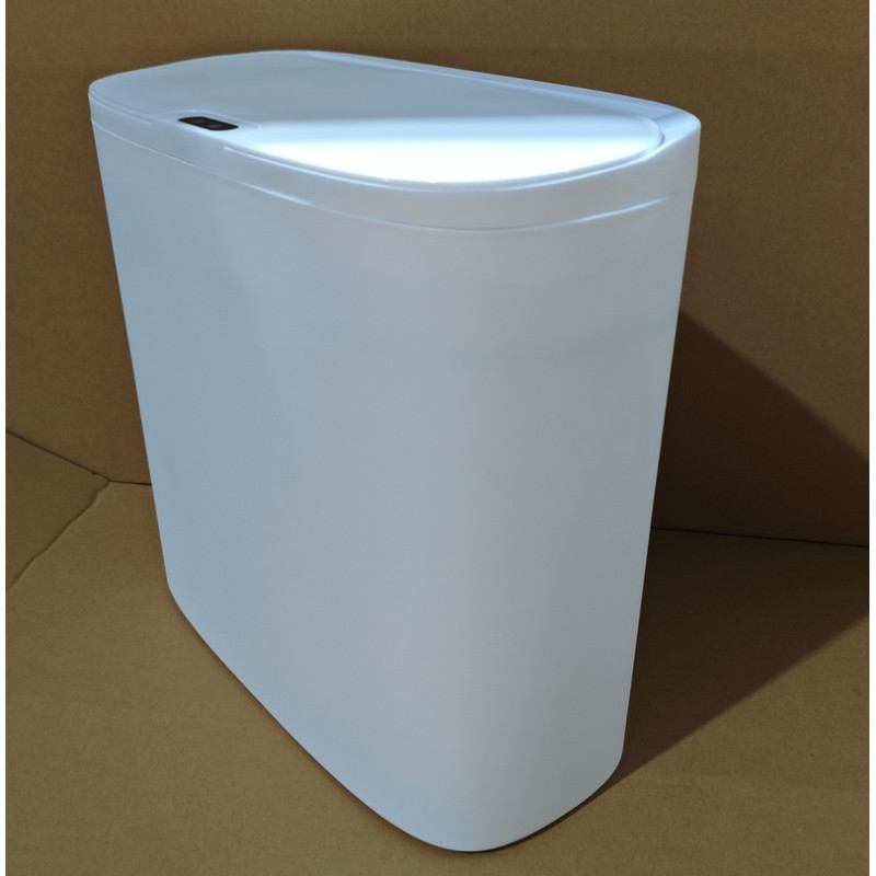 Відро для сміття сенсорне прямокутне Mixxus Wave-TC0414 White 14 л (колір білий) (MI8405)
