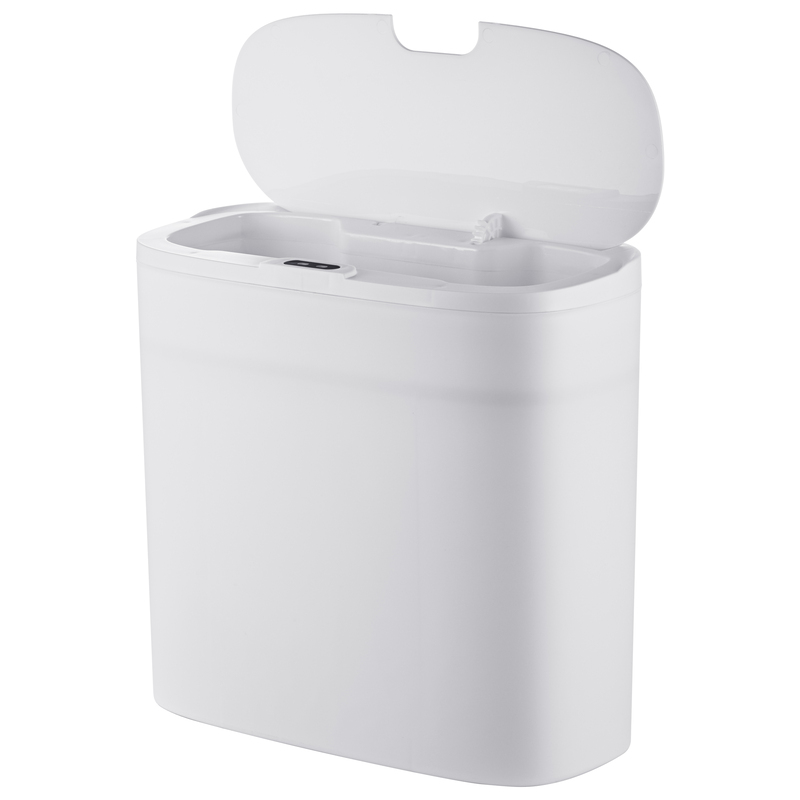 Відро для сміття сенсорне прямокутне Mixxus Wave-TC0414 White 14 л (колір білий) (MI8405)