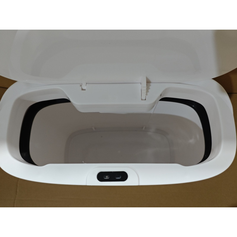 Відро для сміття сенсорне прямокутне Mixxus Wave-TC0414 White 14 л (колір білий) (MI8405)