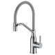 Змішувач для кухні MIXXUS PREMIUM GRAVITY 017 (NUT) SS COLOR REFL.GREY (Колір нерж.+силік.вилив сірий) (MI8407)
