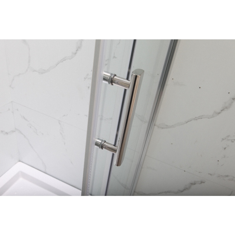 Душова кабіна з низьким піддоном Mixxus HARD SCT01-120x80x198-TR Chrome NEW прозоре скло 5мм (MI8428)