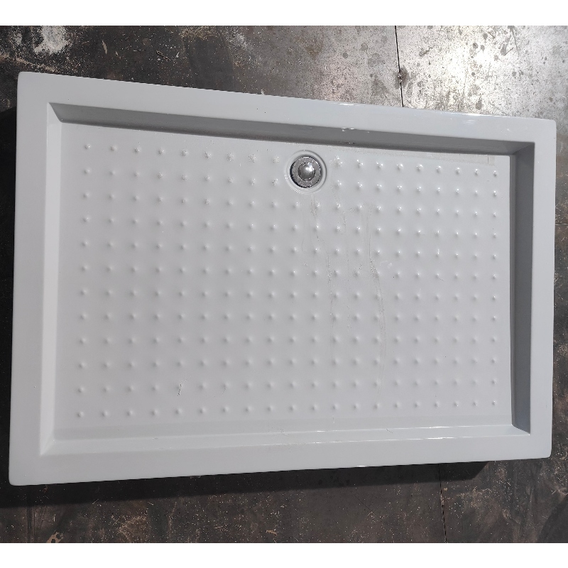 Душовий піддон з сифоном прямокутний Mixxus HARD ST01-120x80x13 NEW діаметр зливу 52 мм (MI8431)