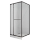 Душова кабіна з низьким піддоном Mixxus Style SCT01-90x90x200-TR Graphite прозоре скло 6мм (MI8432)