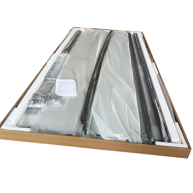 Душова кабіна з низьким піддоном Mixxus Style SCT01-90x90x200-TR Graphite прозоре скло 6мм (MI8432)