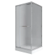 Душова кабіна з низьким піддоном Mixxus Style SCT01-90x90x200-TR Chrome прозоре скло 6мм (MI8433)