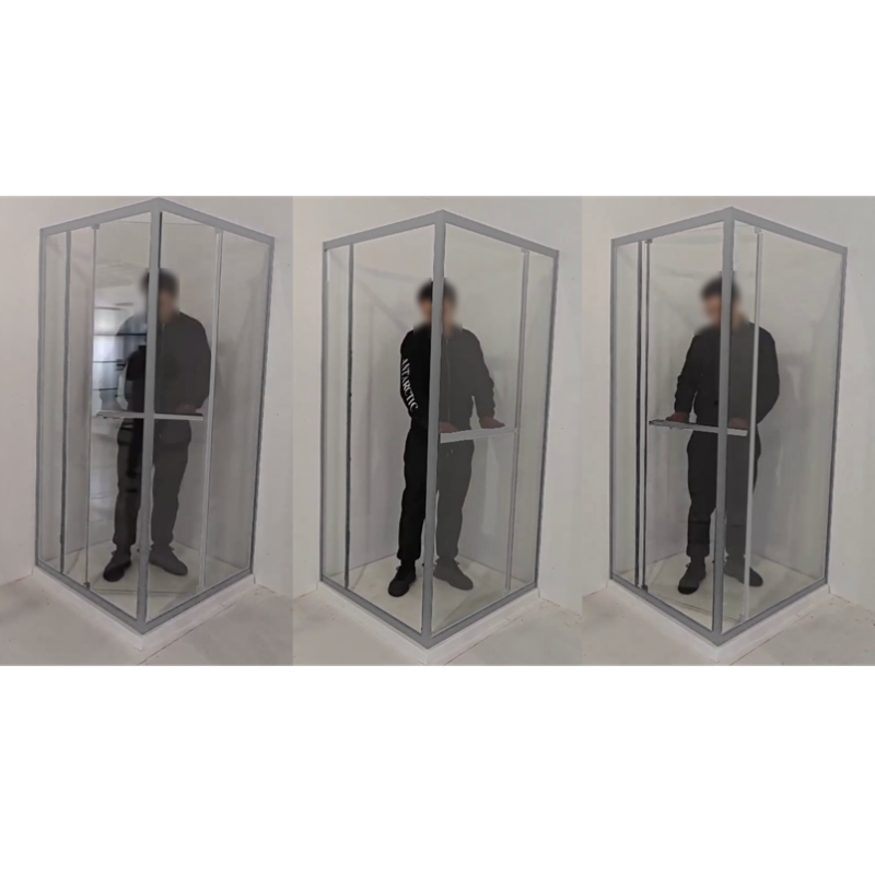 Душова кабіна з низьким піддоном Mixxus Style SCT01-90x90x200-TR Chrome прозоре скло 6мм (MI8433)