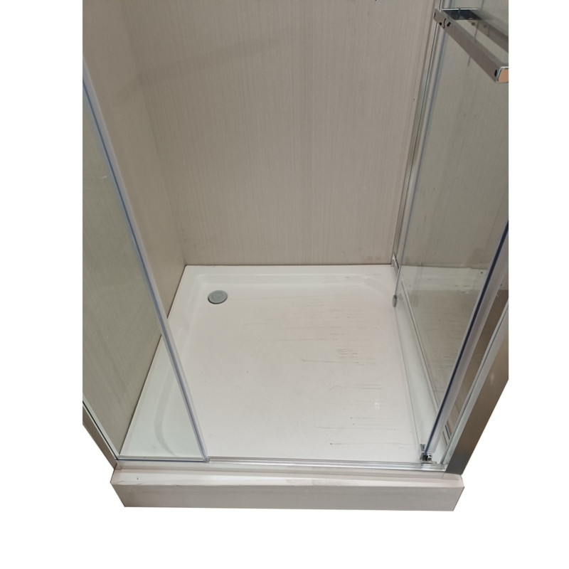 Душова кабіна з низьким піддоном Mixxus Style SCT01-90x90x200-TR Chrome прозоре скло 6мм (MI8433)