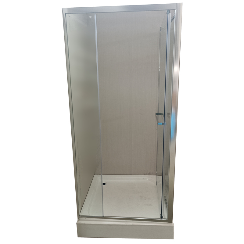 Душова кабіна з низьким піддоном Mixxus Style SCT01-90x90x200-TR Chrome прозоре скло 6мм (MI8433)