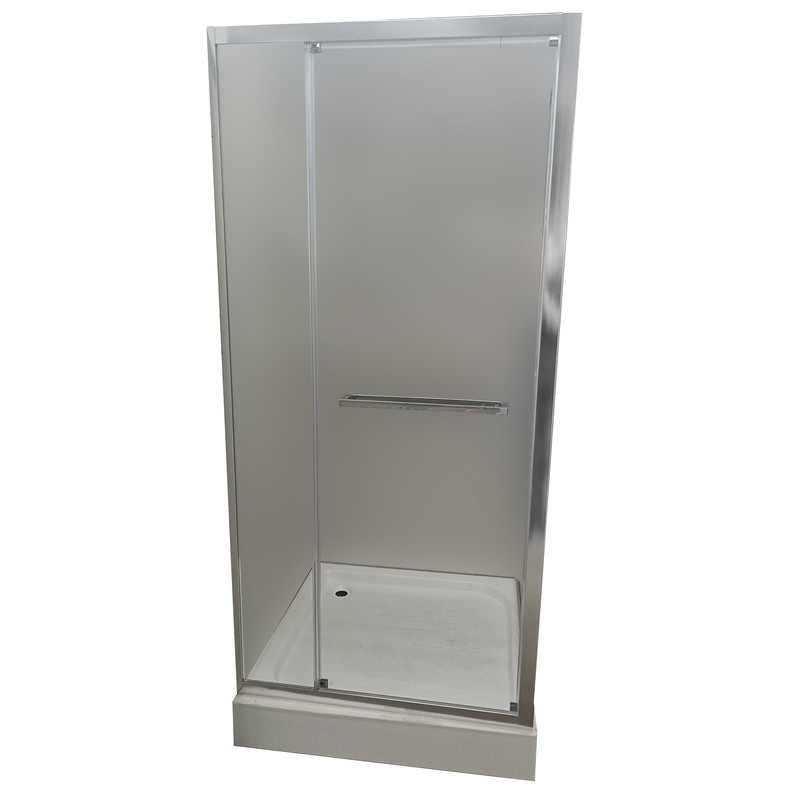 Душова кабіна з низьким піддоном Mixxus Style SCT01-90x90x200-TR Chrome прозоре скло 6мм (MI8433)