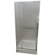 Душова кабіна з низьким піддоном Mixxus Style SCT01-90x90x200-TR Chrome прозоре скло 6мм (MI8433)