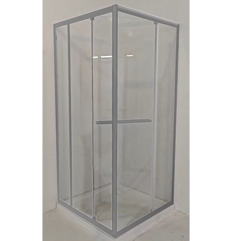 Душова кабіна з низьким піддоном Mixxus Style SCT01-90x90x200-TR Chrome прозоре скло 6мм (MI8433)