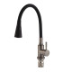 Змішувач для кухні Mixxus SEO-011-T Graphite Refl.Black з нерж.сталі SUS304 (Кол.графіт+сил.вилив чорний) (MI8434)