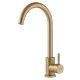 Змішувач для кухні Mixxus SUS-011 Brushed Gold з нерж.сталі SUS304 (Колір матове золото) (MI8435)