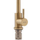 Змішувач для кухні Mixxus SUS-011 Brushed Gold з нерж.сталі SUS304 (Колір матове золото) (MI8435)