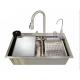Мийка багатофункціональна Mixxus MH7546-SET-08 Decor SS Color з вбудованим змішувачем з нерж. сталі (MI8457)