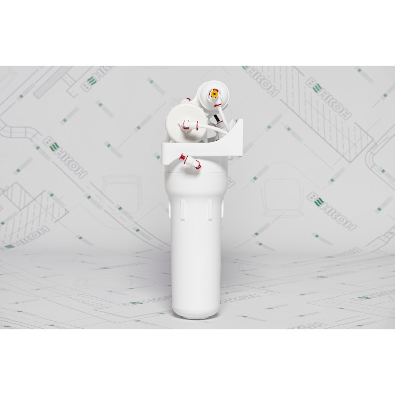Фільтр зворотного осмосу Ecosoft Standard 5-50M PRO з мінералізатором, мембрана 50gpd, кран капля, дренаж 1:2 (MO550MECOSTD)