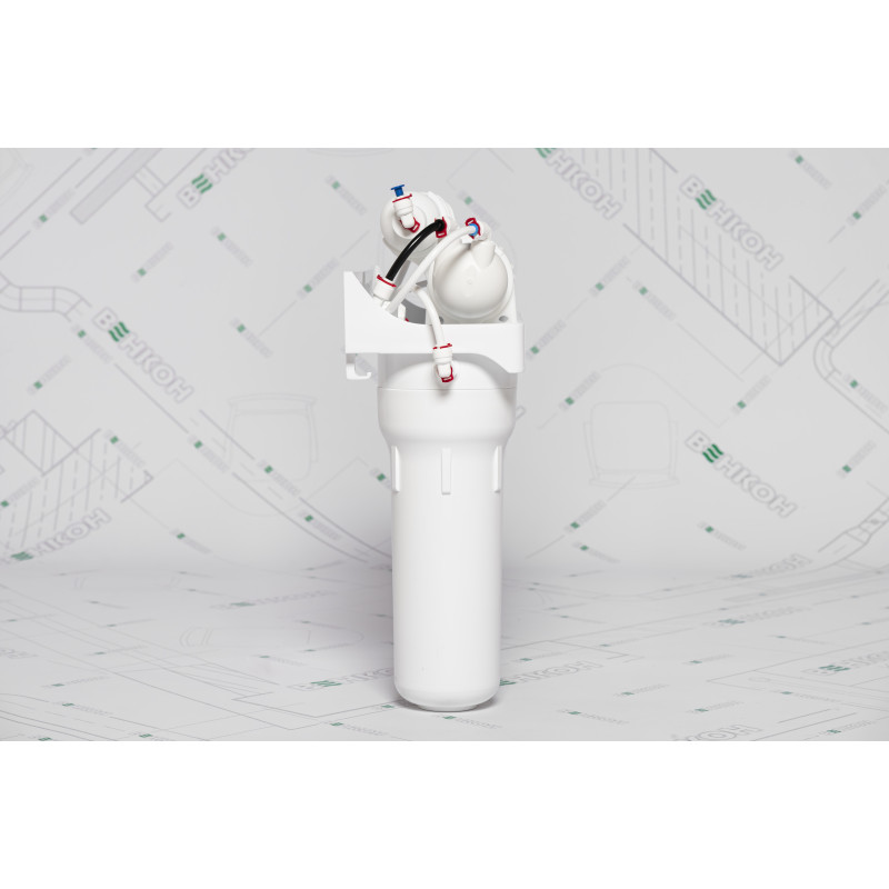 Фільтр зворотного осмосу Ecosoft Standard 5-50M PRO з мінералізатором, мембрана 50gpd, кран капля, дренаж 1:2 (MO550MECOSTD)