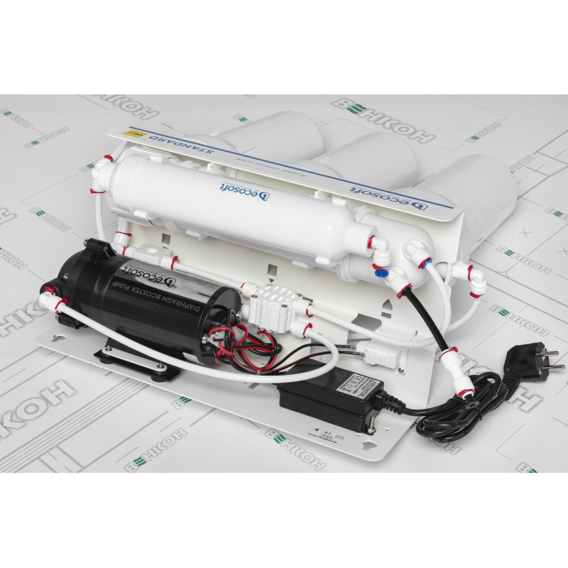 ECOSOFT Фільтр зворотного осмосу Standard PRO з помпою (MO550MPECOSTD)