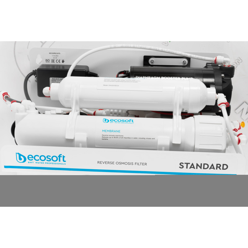 ECOSOFT Фільтр зворотного осмосу Standard з помпою (MO550PECOSTD)