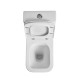 Унітаз-компакт Mixxus Premium Quadro-0401-R 610x365x825mm, система змиву RIMLESS (MP6457)