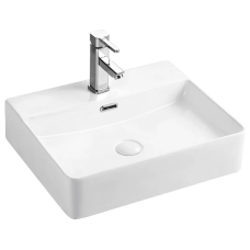 Раковина підвісна-накладна MIXXUS PREMIUM QUADRO-0201 500х440х120mm (отвір під змішувач, перелив) (