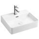 Раковина підвісна-накладна MIXXUS PREMIUM QUADRO-0201 500х440х120mm (отвір під змішувач, перелив) (