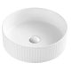 Умивальник накладний керамічний Mixxus Premium Wave-0101 400x400x125mm (MP6491)