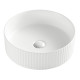 Умивальник накладний керамічний Mixxus Premium Wave-0101 400x400x125mm (MP6491)