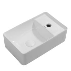 Раковина підвісна Mixxus Premium QUADRO-1201-L 430х265х135mm з отвором під змішувач (MP6505)
