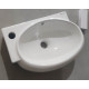 Раковина підвісна Mixxus Premium DIVERSE-1201-R 400х215х140mm з отвором під змішувач та переливом (