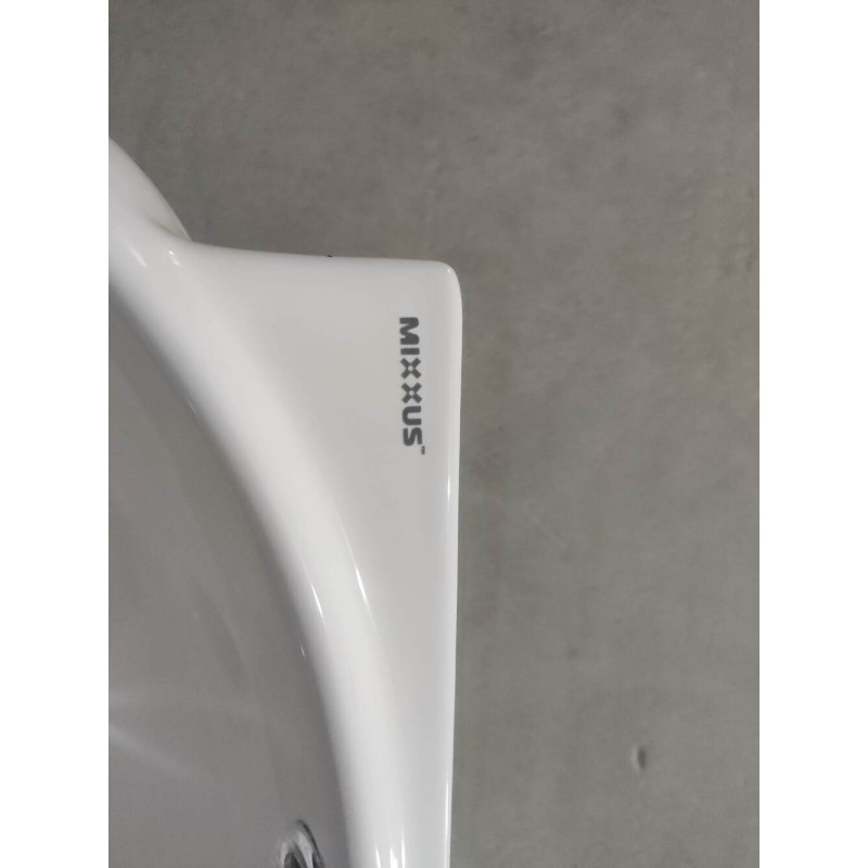 Раковина підвісна Mixxus Premium DIVERSE-1201-L 400х215х140mm з отвором під змішувач та переливом (