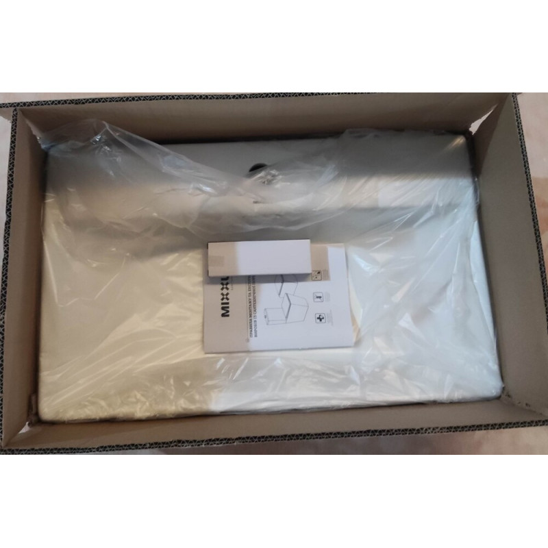 Раковина підвісна Mixxus Premium QUADRO-0206 600х360х130mm з отвором під змішувач та переливом (MP6