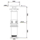 Раковина накладна Mixxus Premium STYLE-0201 520х375х140mm з донним клапаном та отвором під змішувач