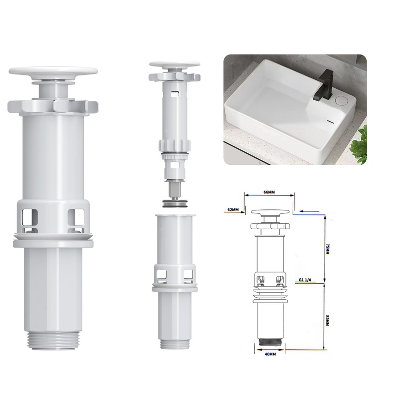 Раковина накладна Mixxus Premium STYLE-0202 600х350х140mm з донним клапаном та отвором під змішувач
