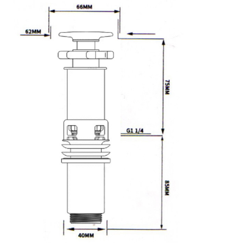 Раковина накладна Mixxus Premium STYLE-0202 600х350х140mm з донним клапаном та отвором під змішувач
