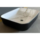 Раковина накладна MIXXUS PREMIUM DIVERSE-0110 MARBLE-BLACK 500х390х130mm (MP6517)