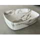 Раковина накладна Mixxus Premium BEVEL-0102 MARBLE 495х370х135mm (MP6519)