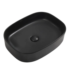 Раковина накладна Mixxus Premium BEVEL-0103 BLACK 510х370х120mm (MP6520)