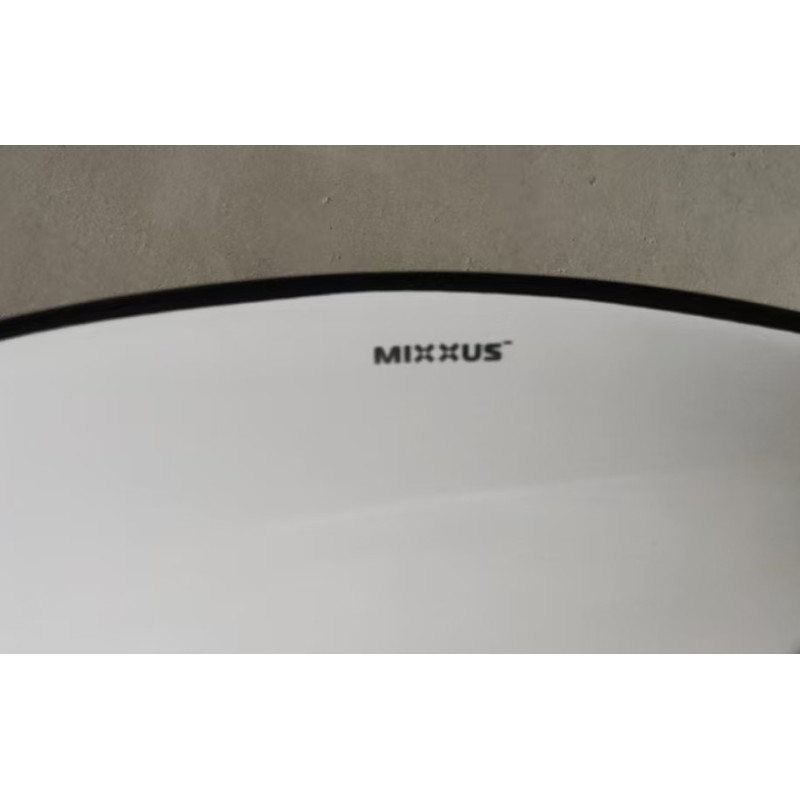 Раковина накладна MIXXUS PREMIUM ELLIPSE-0108 EDGE BLACK 400х330х145mm (MP6527)