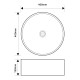 Раковина накладна MIXXUS PREMIUM TOPPER-0103 400х400х150mm (MP6529)