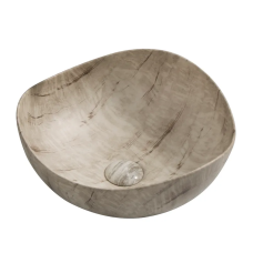 Раковина накладна Mixxus Premium WAVE-0103 MARBLE 380х380х170mm (MP6532)